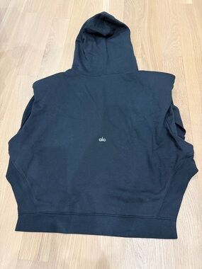 ALO Yoga Black Hoodie Sweatshirt Sleeveless